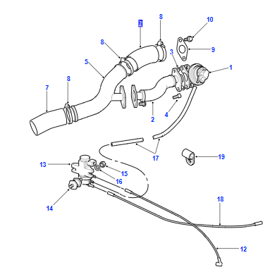 HOSE EGR ERR3580