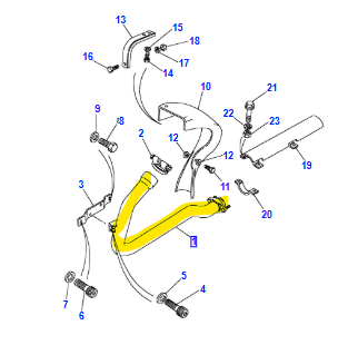 EXHAUST DOWN PIPE ESR158