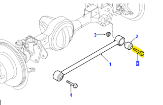 BOLT PANHARD M16 X 75 RDI100020