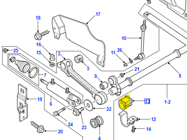 ANTI ROLL BAR BUSH RBX101181