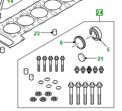 CYLINDER HEAD FITTING KIT LBF500020