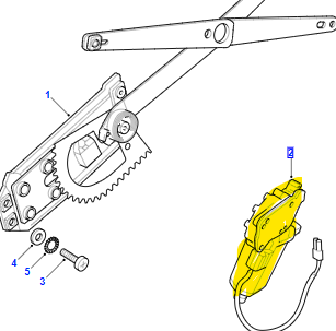 MOTOR-WINDOW REGULATOR  RTC3820